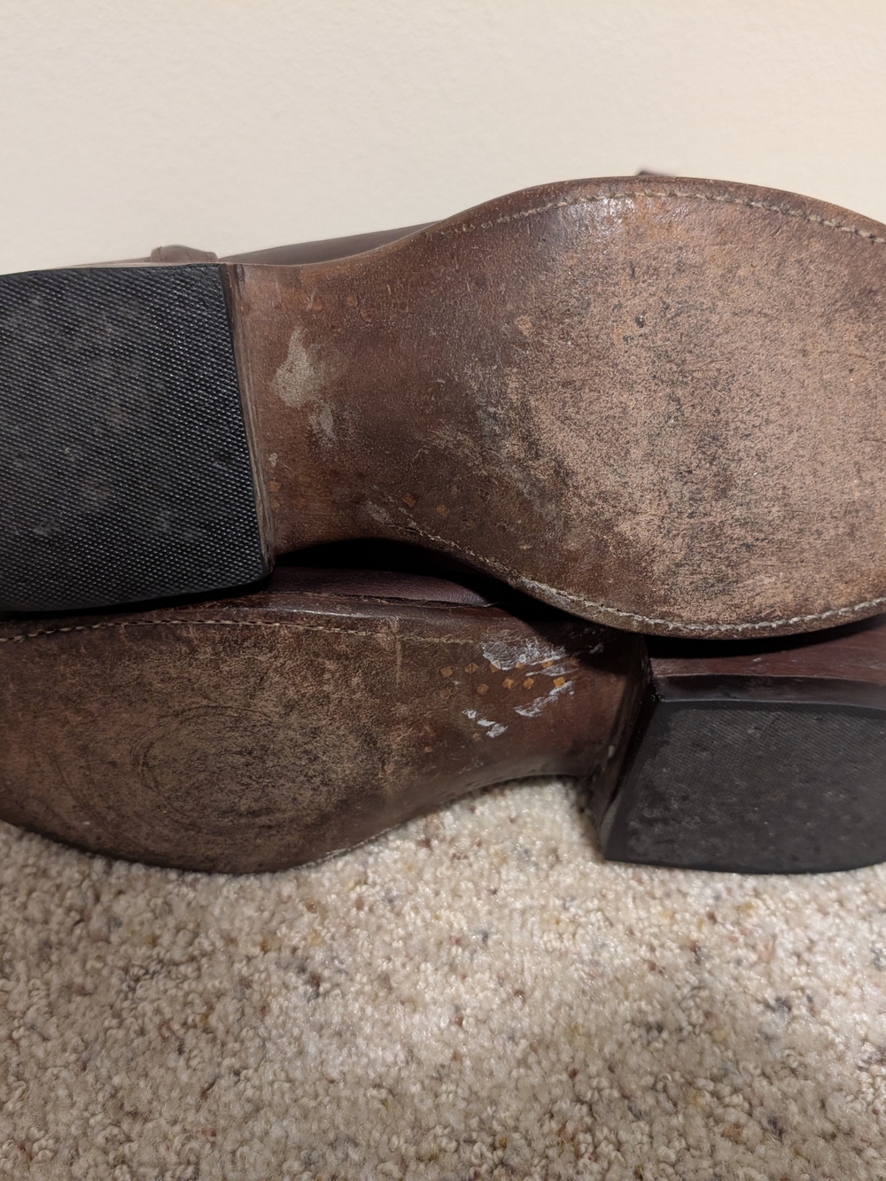 Lucchese Brown Women's Roper Boots - Picture 6 of 12